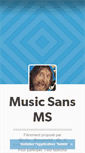 Mobile Screenshot of musicsansms.tumblr.com