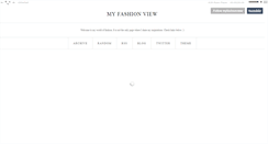 Desktop Screenshot of myfashionview.tumblr.com