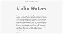 Desktop Screenshot of colinwaters.tumblr.com