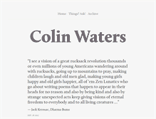 Tablet Screenshot of colinwaters.tumblr.com