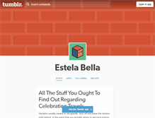 Tablet Screenshot of estelabella.tumblr.com