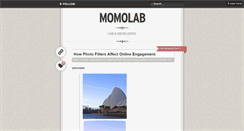 Desktop Screenshot of momolab.tumblr.com