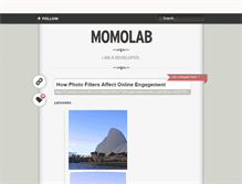 Tablet Screenshot of momolab.tumblr.com