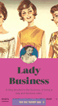 Mobile Screenshot of lady-business.tumblr.com