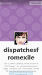 Mobile Screenshot of dispatchesfromexile.tumblr.com