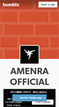 Mobile Screenshot of amenra-official.tumblr.com