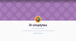 Desktop Screenshot of ill-simplytee.tumblr.com