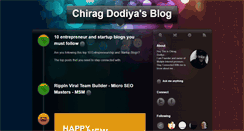 Desktop Screenshot of chiragdodiya.tumblr.com