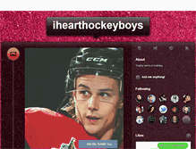 Tablet Screenshot of ihearthockeyboys.tumblr.com