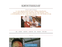 Tablet Screenshot of krysteeezay.tumblr.com