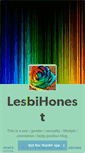 Mobile Screenshot of lesbihonest.tumblr.com