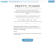 Tablet Screenshot of pretty-yummy.tumblr.com