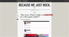 Desktop Screenshot of becausewejustrock.tumblr.com