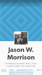 Mobile Screenshot of jasonwmorrison.tumblr.com