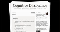 Desktop Screenshot of cognitivedissonance.tumblr.com