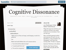 Tablet Screenshot of cognitivedissonance.tumblr.com
