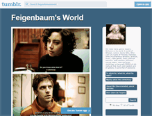 Tablet Screenshot of feigenbaumsworld.tumblr.com
