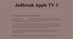 Desktop Screenshot of jailbreakappletv367.tumblr.com