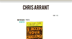 Desktop Screenshot of chrisarrant.tumblr.com