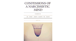 Desktop Screenshot of confessionsofanarcissisticmind.tumblr.com