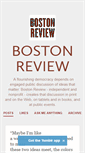Mobile Screenshot of bostonreview.tumblr.com