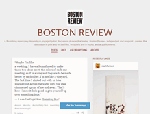 Tablet Screenshot of bostonreview.tumblr.com