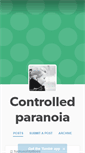 Mobile Screenshot of controlledparanoia.tumblr.com