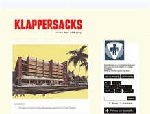 Tablet Screenshot of klappersacks.tumblr.com