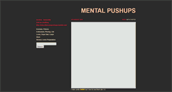 Desktop Screenshot of mentalpushups.tumblr.com