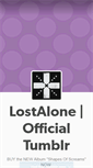 Mobile Screenshot of lostaloneofficial.tumblr.com