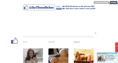 Desktop Screenshot of likethesebabes.tumblr.com
