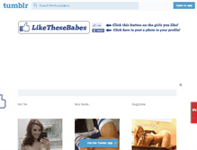 Tablet Screenshot of likethesebabes.tumblr.com