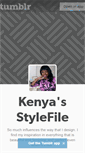 Mobile Screenshot of kenyasstylefile.tumblr.com
