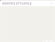 Tablet Screenshot of kenyasstylefile.tumblr.com
