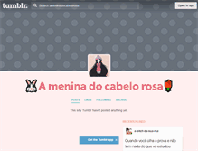 Tablet Screenshot of ameninadocabelorosa.tumblr.com