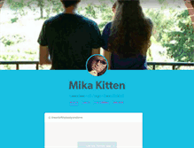 Tablet Screenshot of mikakitty.tumblr.com
