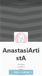 Mobile Screenshot of anastasiartista.tumblr.com