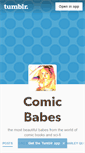 Mobile Screenshot of comicbabes.tumblr.com