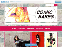 Tablet Screenshot of comicbabes.tumblr.com