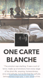 Mobile Screenshot of onecarteblanche.tumblr.com