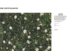 Tablet Screenshot of onecarteblanche.tumblr.com