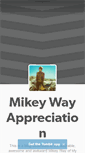 Mobile Screenshot of mikey-way-appreciation.tumblr.com