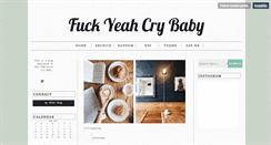 Desktop Screenshot of fyeahcrybaby.tumblr.com