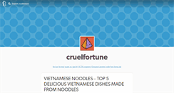 Desktop Screenshot of cruelfortune.tumblr.com