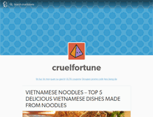 Tablet Screenshot of cruelfortune.tumblr.com