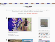 Tablet Screenshot of cco83mx.tumblr.com