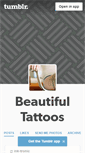 Mobile Screenshot of beautiful-tattoos.tumblr.com