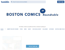 Tablet Screenshot of bostoncomicsroundtable.tumblr.com
