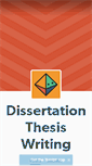 Mobile Screenshot of dissertationthesiswritingd.tumblr.com