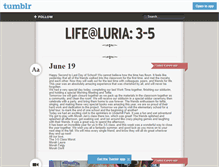 Tablet Screenshot of luriaonline3-5.tumblr.com